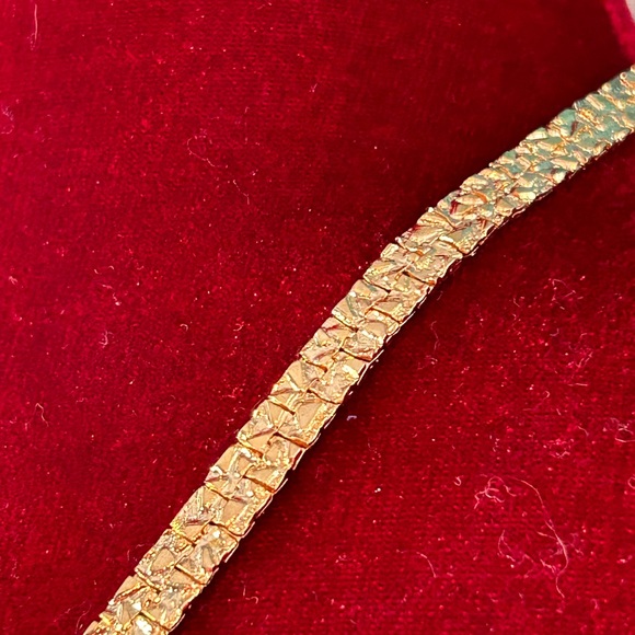 Thalia Sodi beautiful 14kt GE textured chain 20 in matinee length - Picture 3 of 6